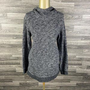 VOLCOM Pullover Long Sleeve Grey Hooded Sweatshirt Hoodie Women's Size Medium